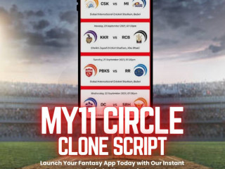 Launch Your Fantasy App Today with Our Instant My11Circle Clone Script!